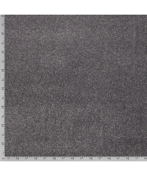 Elastyczna dzianina Jersey Brokat na sukienki - ciemne srebro